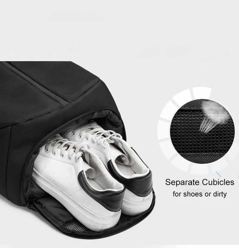OZUKO, мужской рюкзак с защитой от кражи, usb зарядка, водонепроницаемые Рюкзаки для ноутбука, 15,6 дюймов, с замком, Дизайнерская Дорожная сумка, мужская сумка для ноутбука Mochila