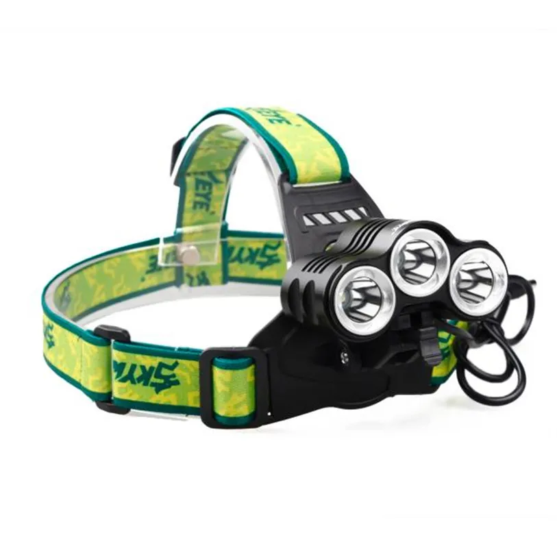 Top Rehargeable 12000 Lm 3 x XML T6 LED Bicycle Head Light 18650 Headlamp  Outdoor Bike Bicycle Accessories High Quality May 15 5