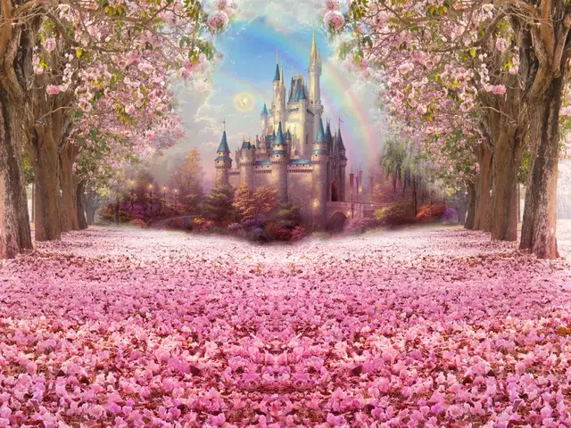photography backdrop fairytale castle