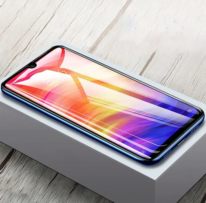 2 упаковки для Xiaomi Redmi 7 закаленное стекло 9H Взрывозащищенная защитная пленка для экрана для Redmi 7 Redmi7 glass es 6,2" дюймов