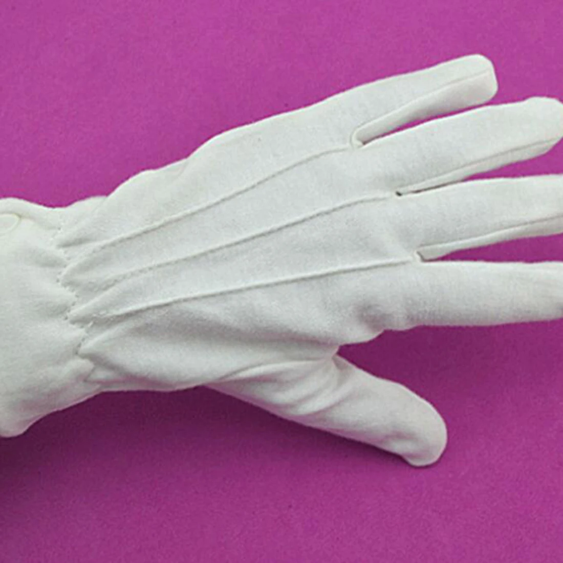 Buy White Cotton Gloves Formal Work Uniform Catering