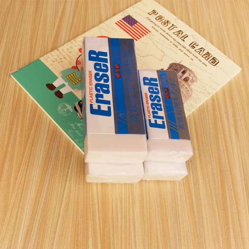 

3PCS/LOT Rubber eraser The large white school office erasers the size is optional free shipping