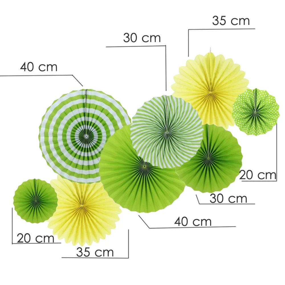 Летняя искусственная гирлянда из ананасов 9 шт. бумажная розетка/фонари кисточка