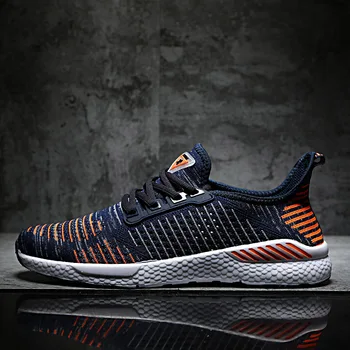 

2019 Spring New Men Shoes Lac-up Men Casual Shoes Lightweight Comfortable Breathable Couple Walking Sneakers Feminino Zapatos