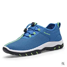 2017 Amoi Hombres Bajo Para Ayudar Transpirable Zapatos Casuales Los Hombres de Moda al aire libre Zapatos de Montaña Envío Gratis