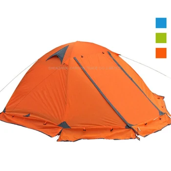 

Good quality double layer 2 person aluminum rod outdoor waterproof camping tent Topwind 2 PLUS with snow skirt