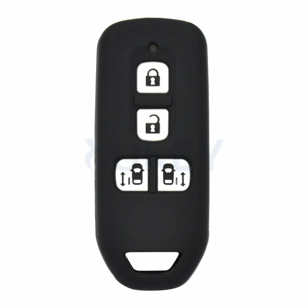 Силиконовый чехол для ключей с 4 кнопками AX брелок Honda NBOX N BOX 1 5 2 1|Футляр
