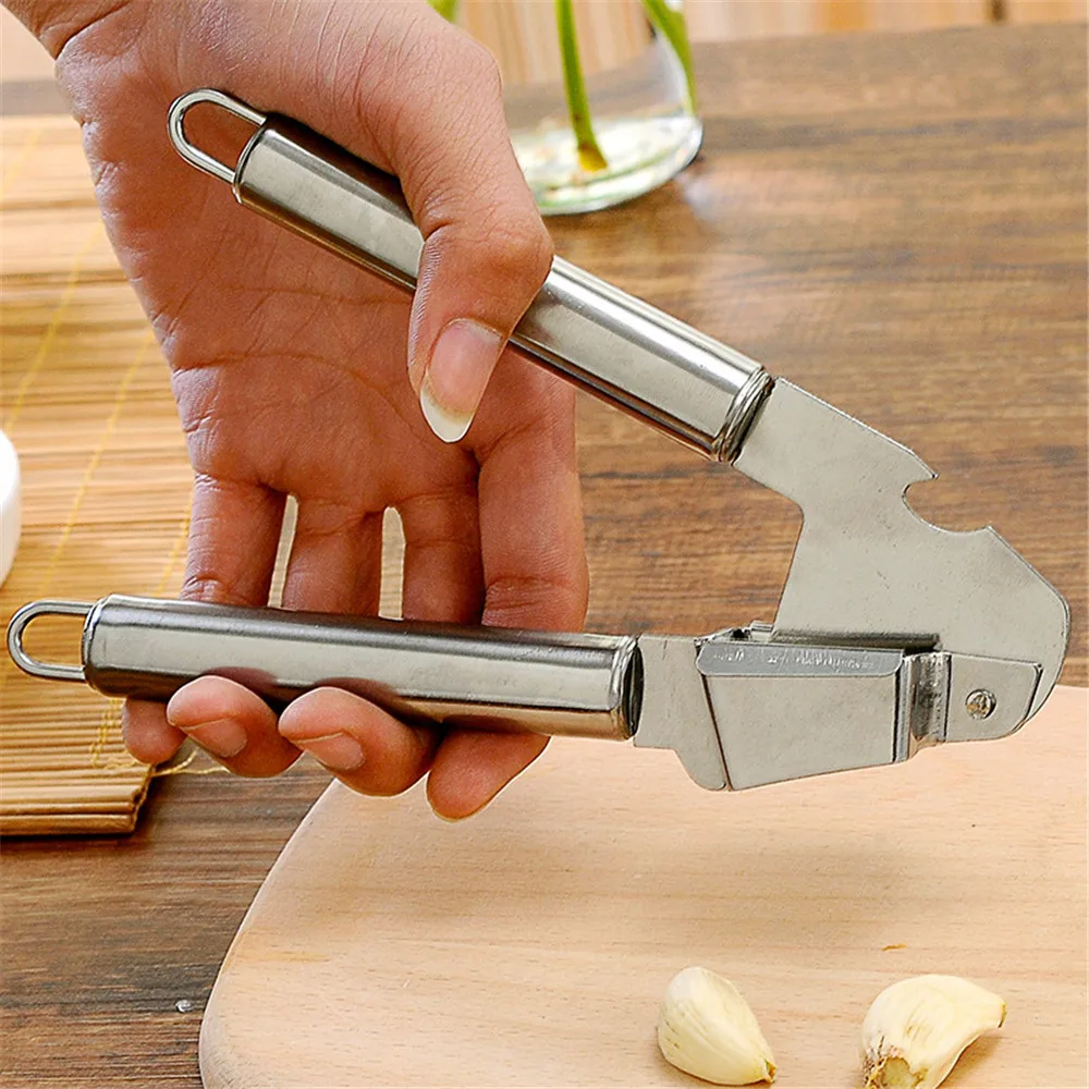 

Multi Functional Stanless Steel Garlic Press Ginger Grinding Grater Planer Slicer Cutter Cooking Tool Kitchen Utensils Accessory