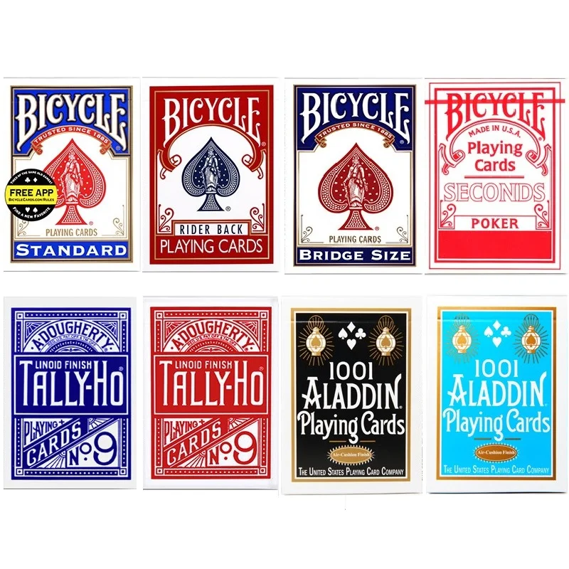 

Bicycle Rider Back Standard Index Playing Cards Red/Blue Deck Seconds Poker New Sealed USPCC USA Magic Cards Magic Tricks Props
