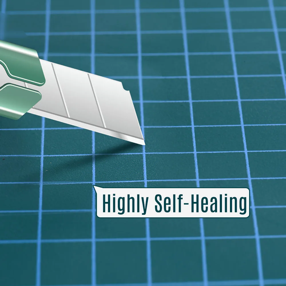 Двухсторонний нарезной коврик A4/A3, легко чистится, самовосhealing вающийся роторный нарезной коврик, нескользящий ПВХ для хобби, тканевый резак, набор ножей