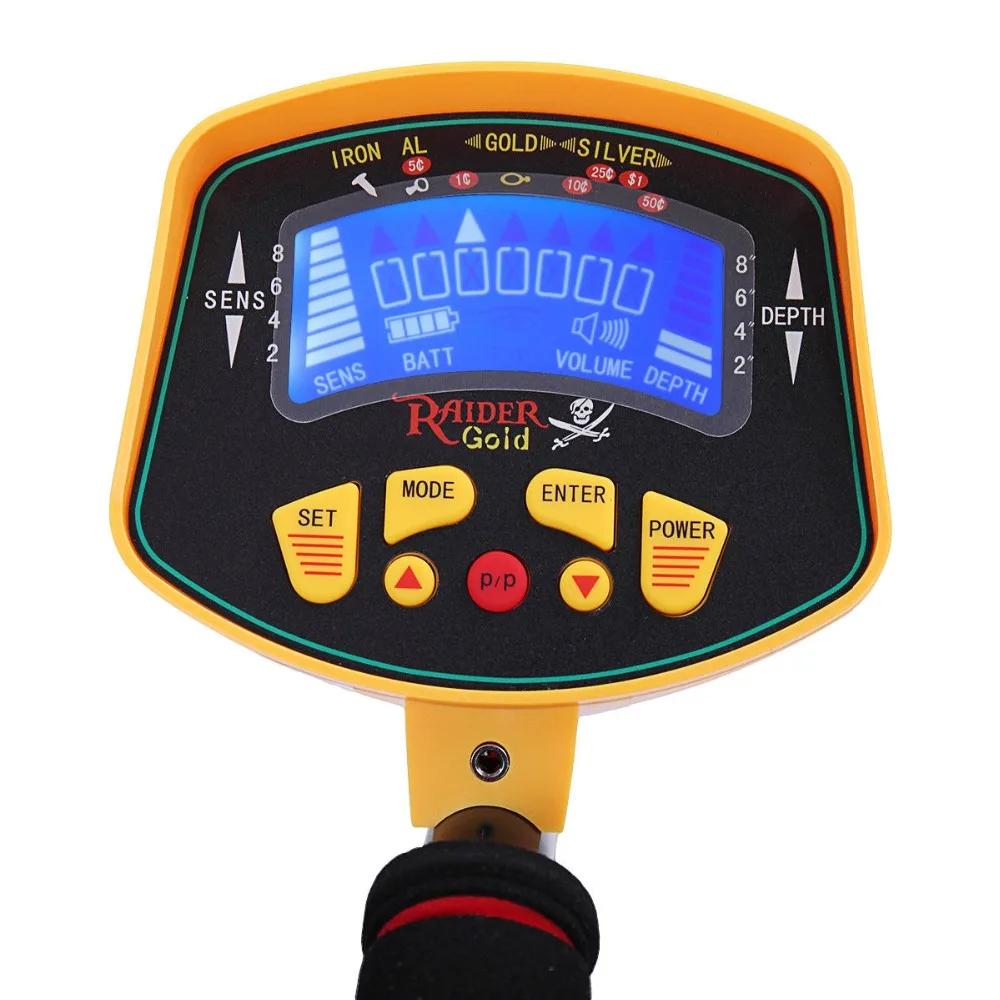 Detector de Metais Ferramentas de Pesquisa Profissional Handheld Display Ouro Escavador Luz Caçador Profundo Sensível Lcd Mod. 160672 5 Profissional handheld display lcd detector de metais