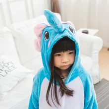 Photography Kid Boys Girls Party Clothes Pijamas Flannel Pajamas Child Pyjamas Hooded Sleepwear Cartoon Animal Elephant Cosplay