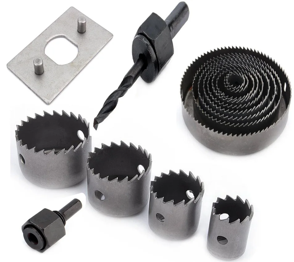 16Pcs/lot DIY Wook Hole Saw Drill Bit Set for PVC / Wood / Gypsum Board