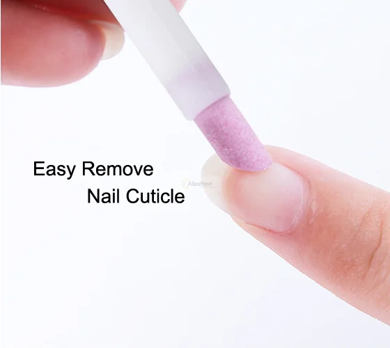 

1pc Nail Art Cuticle Remover Rod Ceramic Pen Scrubs Cuticle Stick Stone skin Manicure Tools