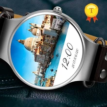 Лучший quality1.39 дюймов AMOLED Сенсорный экран Смарт-часы, смартфон Android 5,1 Оперативная память 512 MB Встроенная память 8 ГБ смартфон часы для ios android