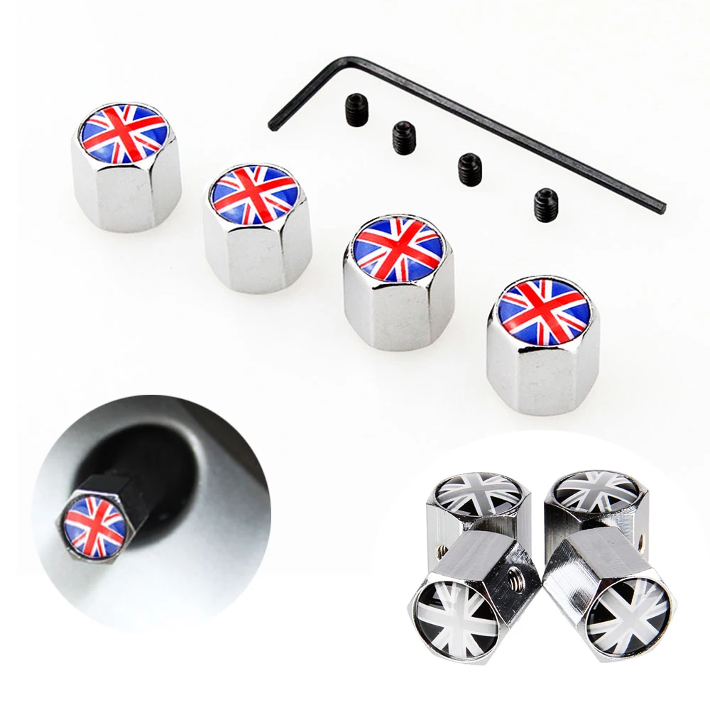 

4Pcs/Set MINI Style Bike Motorcycle Car Tire Valve Stem Caps For Car/Motorcycle,Air Leakproof And Protection Your Valve Stem