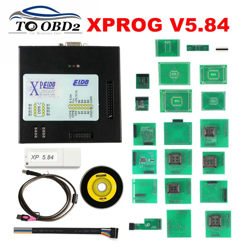 

Xprog V5.84 ECU Programmer Metal Box better than XPROG-m V5.55/V5.60/V5.72 Latest Version Hot Sale Factory Price