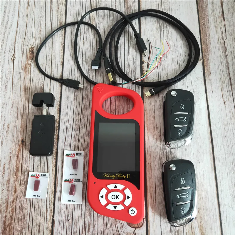 

JMD Handy Baby II Car Key Chip Copier For 4D/46/48/G/47 Chips Programmer Handy Baby 2 English / Spanish Language