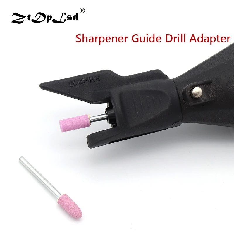 

ZtDpLsd 1PCS Sharpener Guide Drill Adapter Saw Sharpening Attachment For Dremel Rotary Power Tools Mini Accessories Set