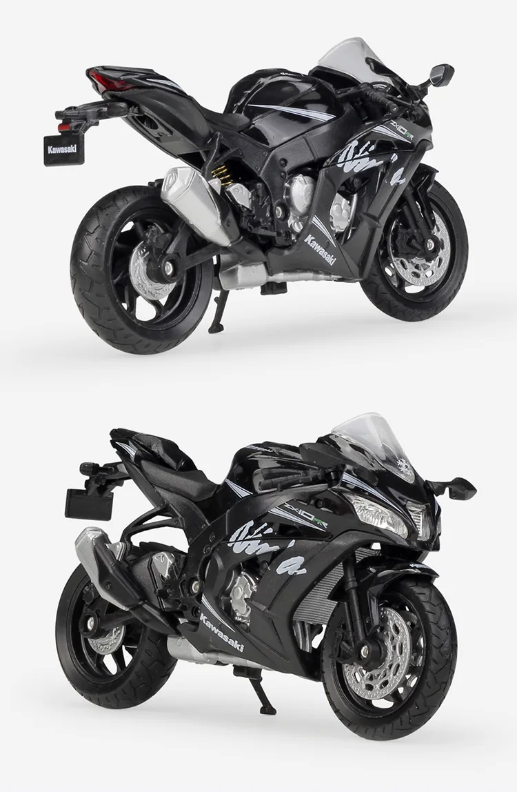 1:18 Welly Kawasaki Ninja ZX10-RR 2017 литой мотоцикл