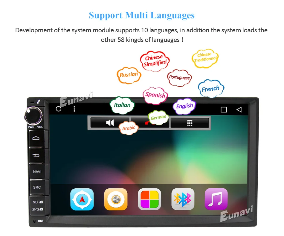 Clearance Eunavi Android 8.1 TDA7851 7 inch Universal Car Audio Stereo GPS Navigation Double 2 Din 1024*600 HD Car Radio Multimedia Player 21 Clearance Eunavi Android 8.1 TDA7851 7 inch Universal Car Audio Stereo GPS Navigation Double 2 Din 1024*600 HD Car Radio Multimedia Player 21