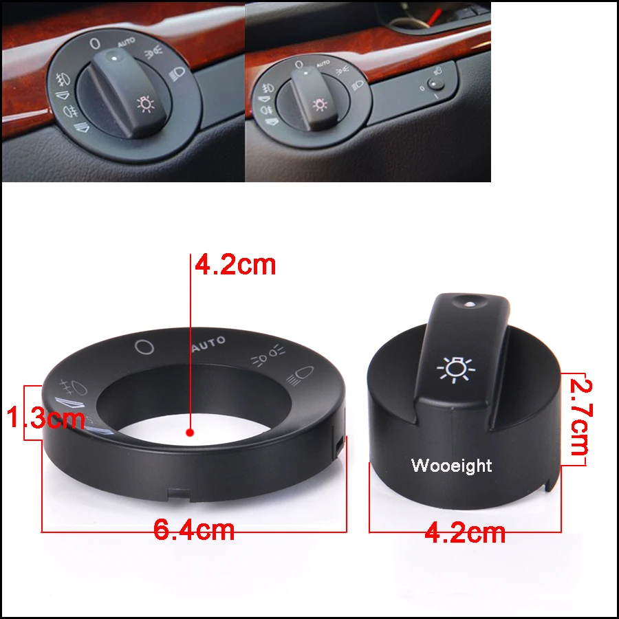 Headlight Fog Lamp Control Switch Regulator Mount Box Cover With AUTO 8E0941531B For Audi A4 S4 RS4 B6 B7 Quattro 2002-2008 (2)