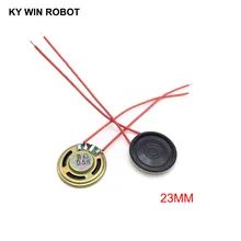 *#Best Price 2pcs/lot New Ultra-thin Speaker 8 ohms 0.5 watt 0.5W 8R Speaker Diameter 23MM 2.3CM Thickness 5MM With Wire *#Best Price 2pcs/lot New Ultra-thin Speaker 8 ohms 0.5 watt 0.5W 8R Speaker Diameter 23MM 2.3CM Thickness 5MM With Wire