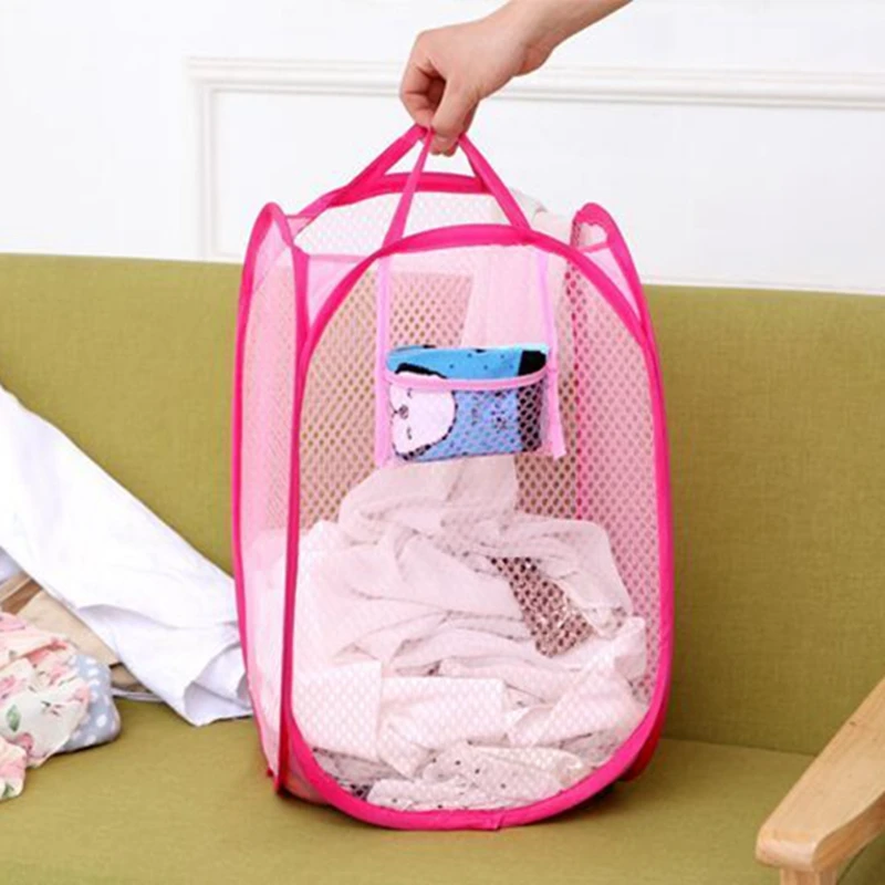 هانو سماكة قدرة كبيرة أكسفورد النسيج سبائك الألومنيوم المحمولة كيس الغسيل سلة تخزين جيب كبير