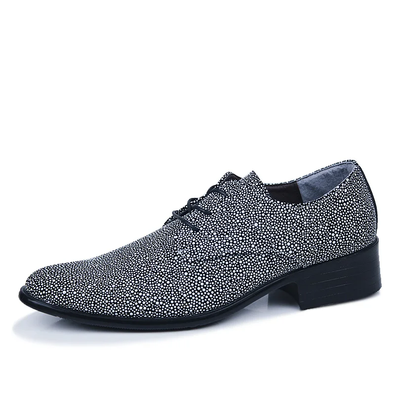 designer rhinestones leather shoes men italian fashion wedding party male footwear evening boy brogue dress oxford shoes for men (1)