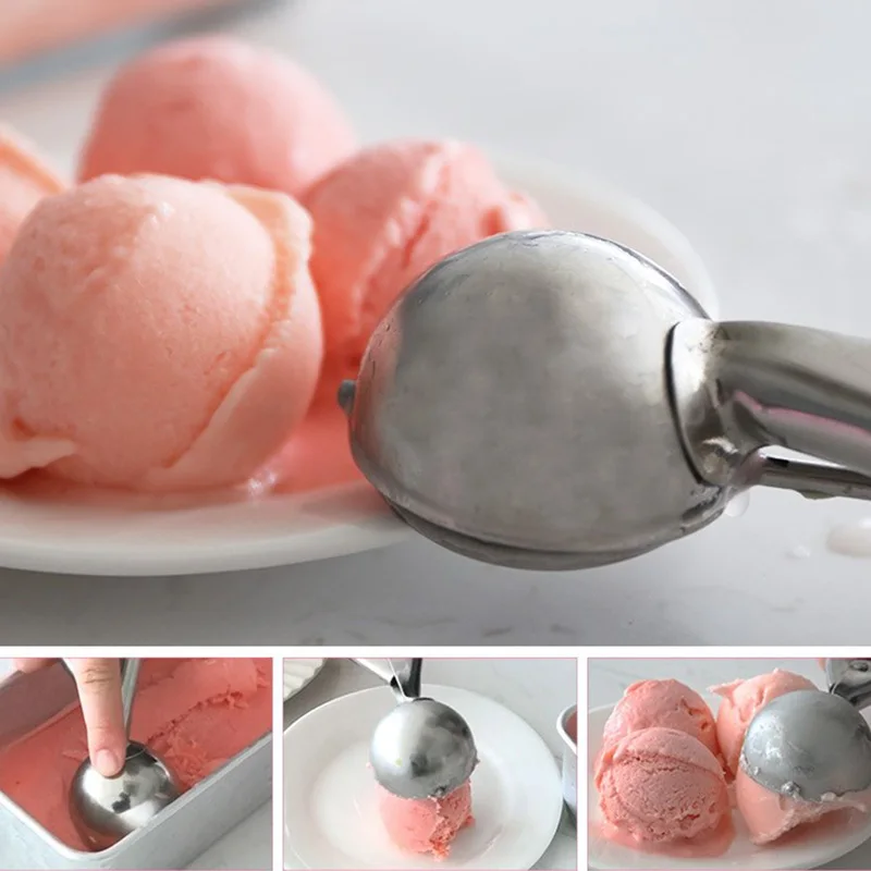 

Kitchen Ice Cream Mashed Potatoes Watermelon Jelly Yogurt Cookies Spring Handle Scoop Kitchen Accessories C1064 b
