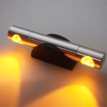 

6W Modern LED Wall Lamp 360 Degrees Rotation High Bright Living Room Sconce Reading Mirror Stair Aisle Decor Wall Light Fixtures