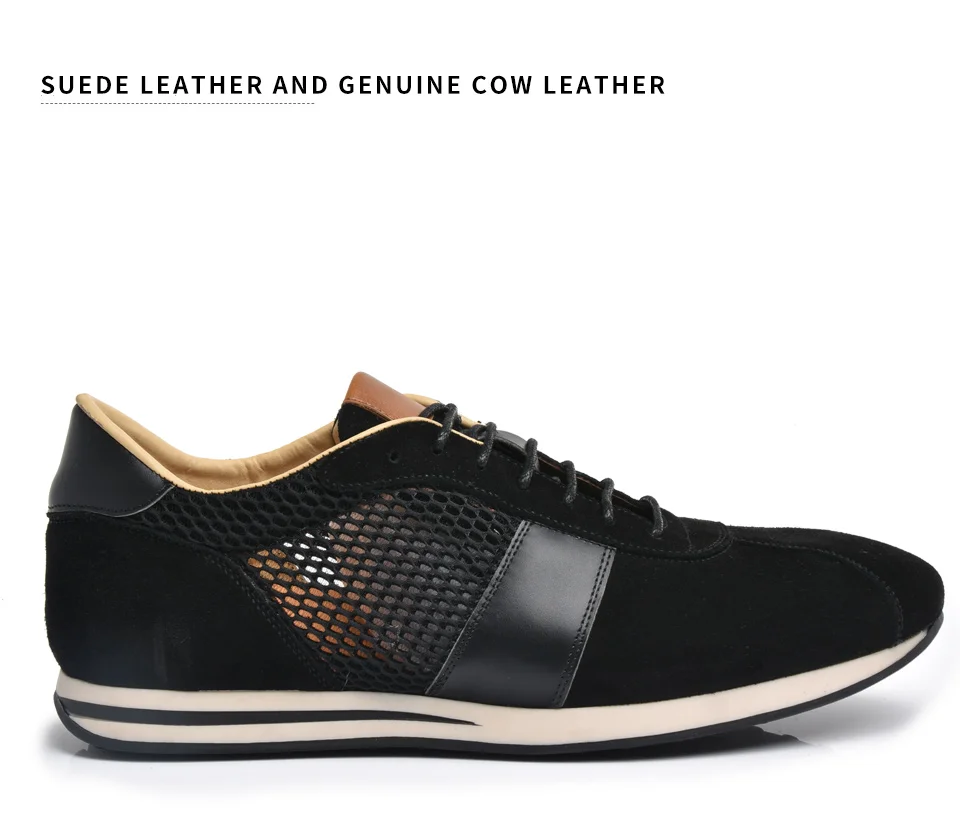 OSCO/Прямая с фабрики; Всесезонная Новая мужская обувь; модная мужская Повседневная дышащая обувь; замшевая обувь из коровьей кожи;# RU0009