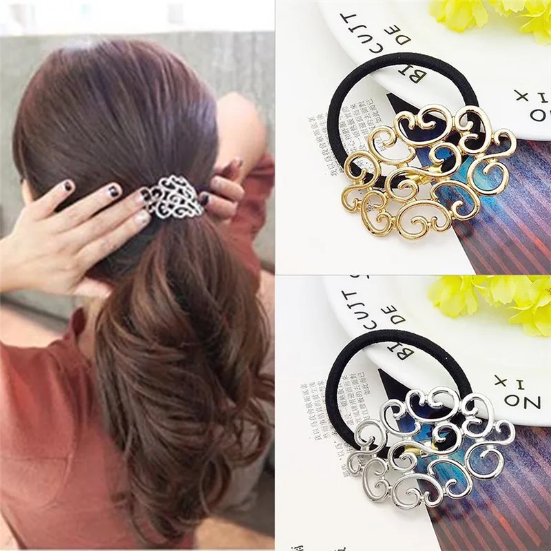 Buy Korean Hair Tie Accessories Ornaments Alloy Hollow