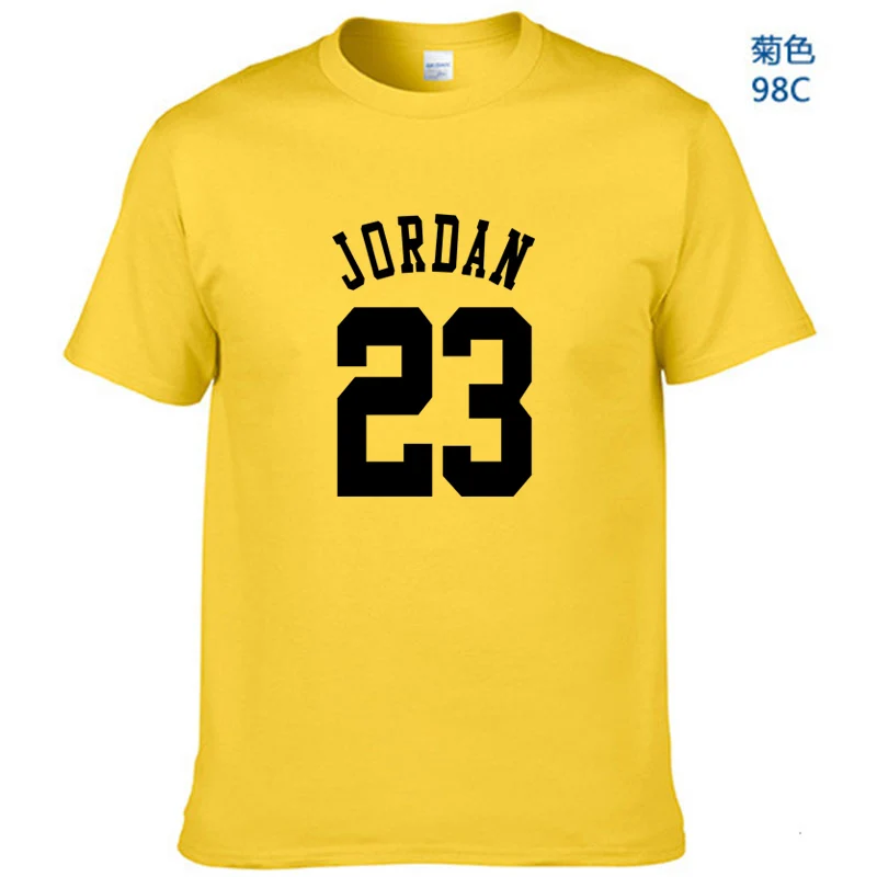 2018 новая брендовая одежда Jordan 23 Мужская футболка Swag Хлопковая мужская с принтом