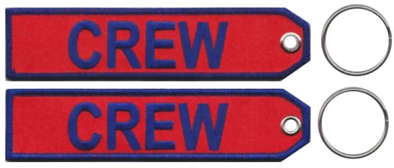 EM-4053 Crew blue keychain