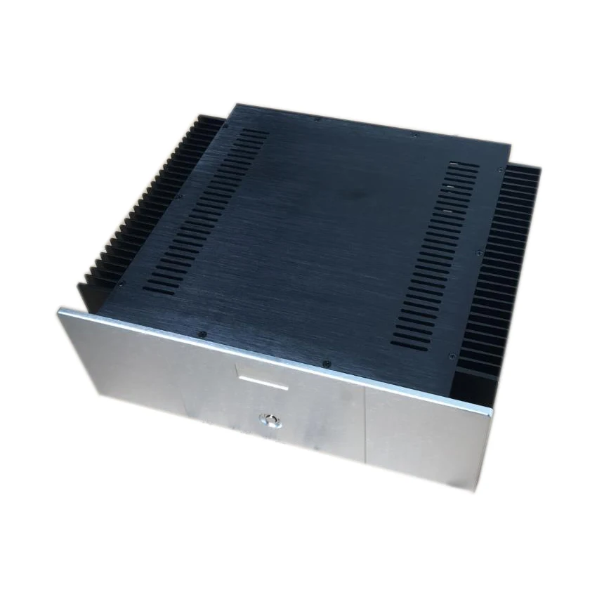 

Width 430* high 150* deep 371mm Mini DIY all aluminum chassis power supply amp DAC amplifier chassis housing