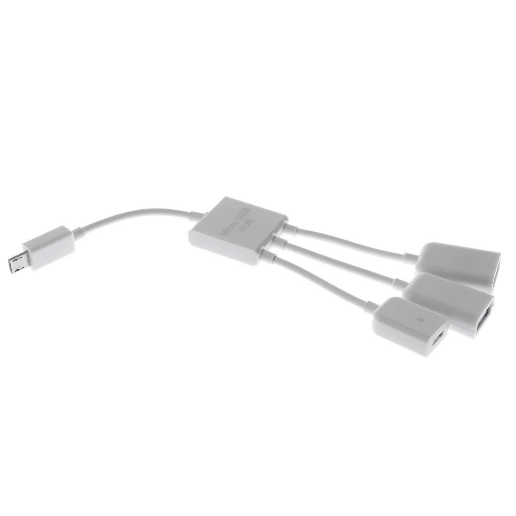 Микро usb хаб OTG Хост кабель 3 в 1 Micro USB папа к женскому 1x + 2x 2 0 удлинитель адаптер для