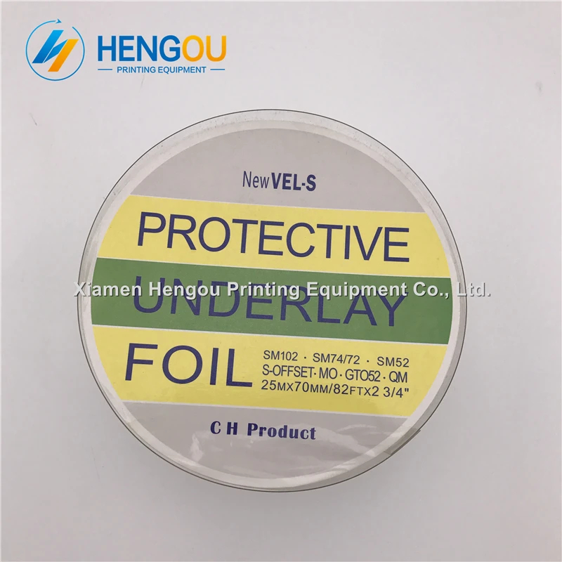 

1 Piece MO Fountain motor protection film 25m protective underlay foil 00.472.0006 for SM52 SM74 SM102 printing machine