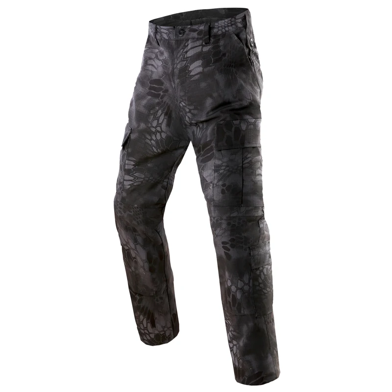 black casual pants Men's Army Camouflage Cargo pants New 2017 Brand Trouser Male Casual Man Pantalon Homme Military Material Multi-pockets Pants best casual pants for men