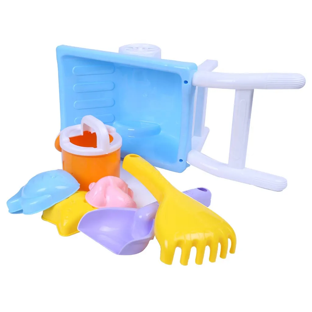 Играть в игрушки случайный Пластик игрушки для песка комплекты игра песок вода инструменты для детей песок, Пляжная игрушка для детей Deluxe