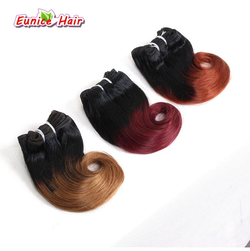 

#1B/27/Purple /Pink/613/Bug Ombre Two Tone Body Wave Hair Weft Short Wave Brazilian Hair Bundles human ombre hair extensions