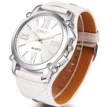 Haute Qualité Marque En Cuir Casual Montre Femmes Dames De Mode Robe Quartz Montres Chiffres Romains Montres Hommes Cadeau Unisexe