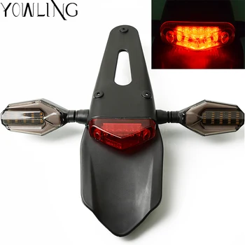 

Red LED Motorcycle ATV Rear Tail Brake Light For Honda CR XR 250 Yamaha YZ WR 250 450F For Kawasaki KX KL250 Motorcycle Light