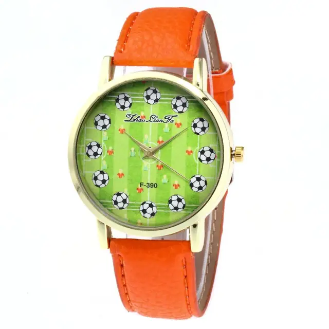 Fashion Soccer football match Printing Watch The Best Gift Sports Thin