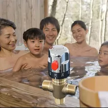 Безопасная постоянная температура трубопроводная арматура части 3 способ крест-накрест соединитель медный корпус водонагреватель разъемы влажное устройство