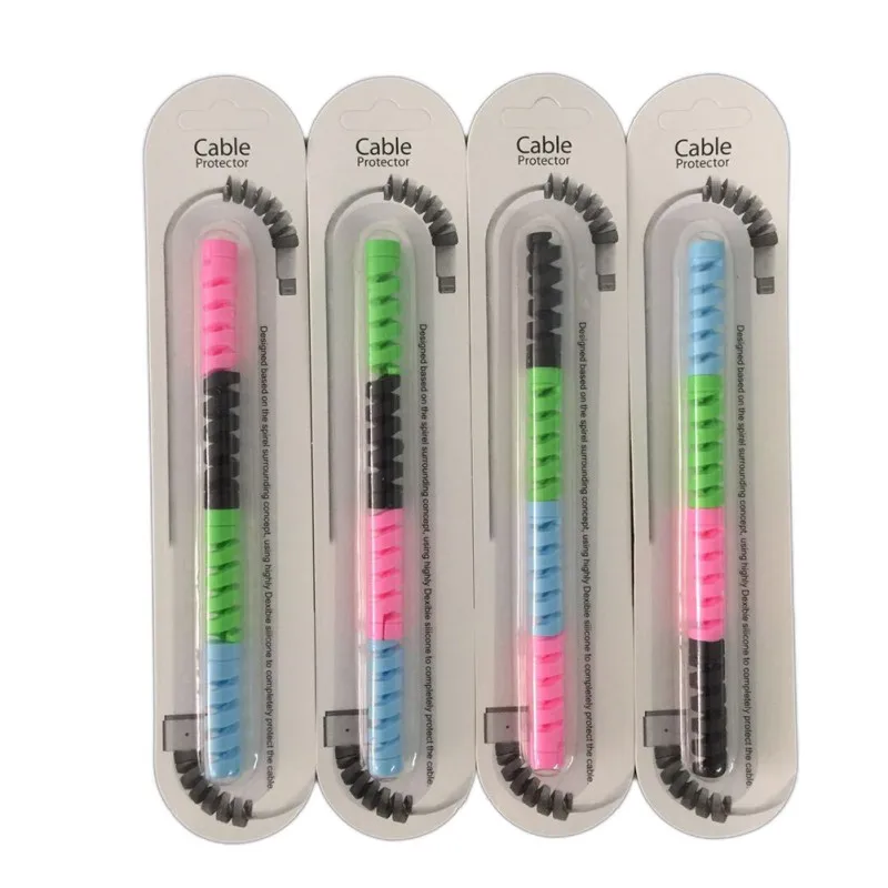 

4pcs USB Cable Protector Wire Cover 8Pin Data Charger Line Protective Sleeve
