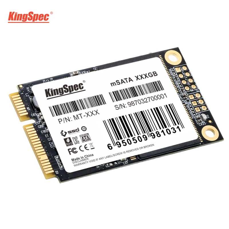 Твердотельный накопитель KingSpec SSD 240 ГБ mini mSATA жесткий диск HD 256 мини модуль SATA для
