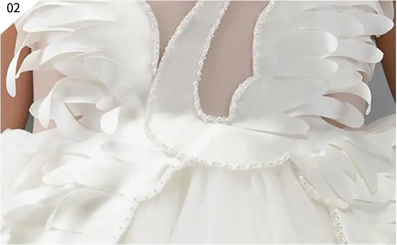 Платье принцессы для девочек нарядное платье для девочек Одежда для свадьбы, цвета: черный, белый, розовый, Лебедь бальное платье, рождественское платье для детей от 4 до 12 лет