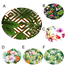 1 шт. Soft 40*40 см утолщенной круговой полипропиленовые волокна поверхности коврики Обеденная Спальня ковровое покрытие ковер 23May 11