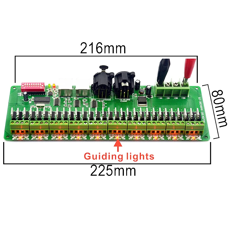 30 каналов Декодер легко DMX RGB светодиодный светильник контроллер голой доски dmx512 Декодер контроллер Диммер 12 в консоль+ USB декодер